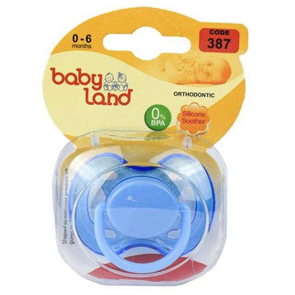 پستانک ارتودنسی بیبی لند 0-6 ماه کد 387